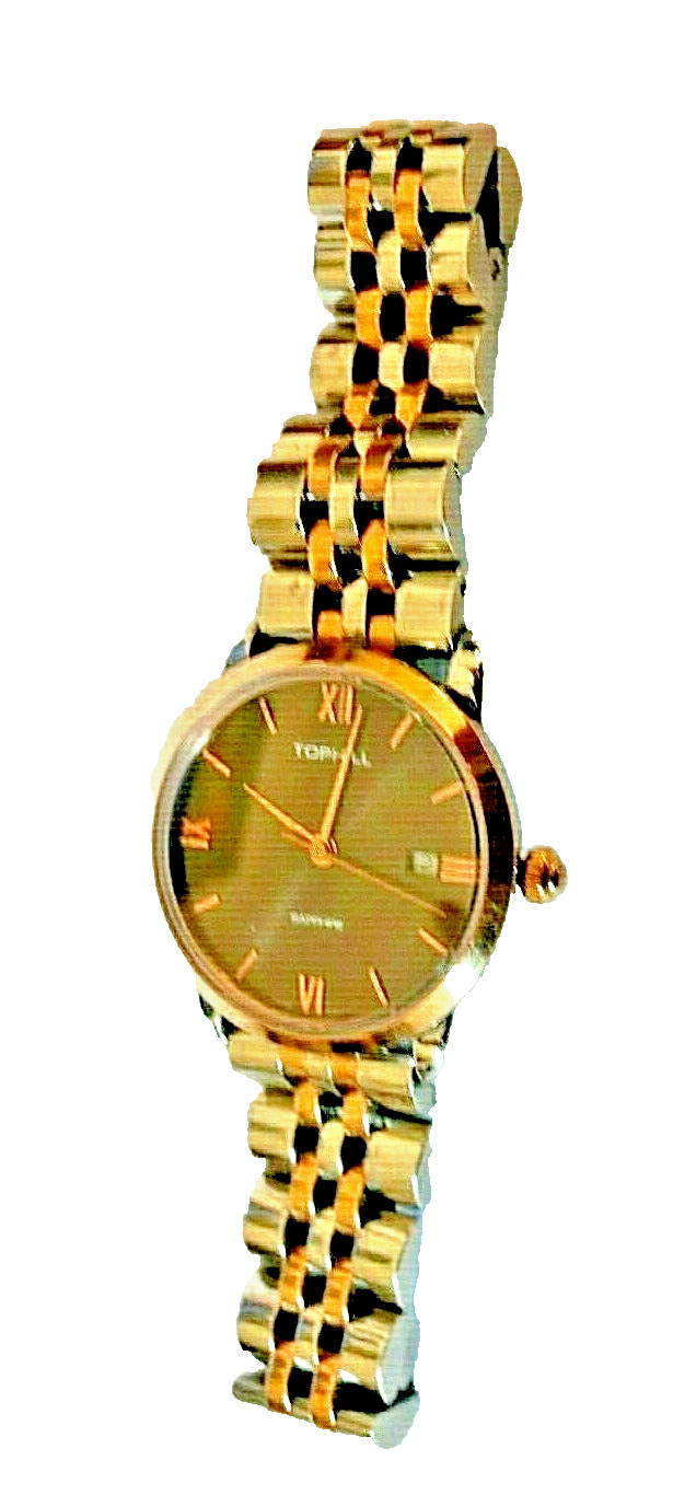 Tophill Sapphire Ladies Quartz Watch ,Swiss , Date , Seconds hand , V.G. C.