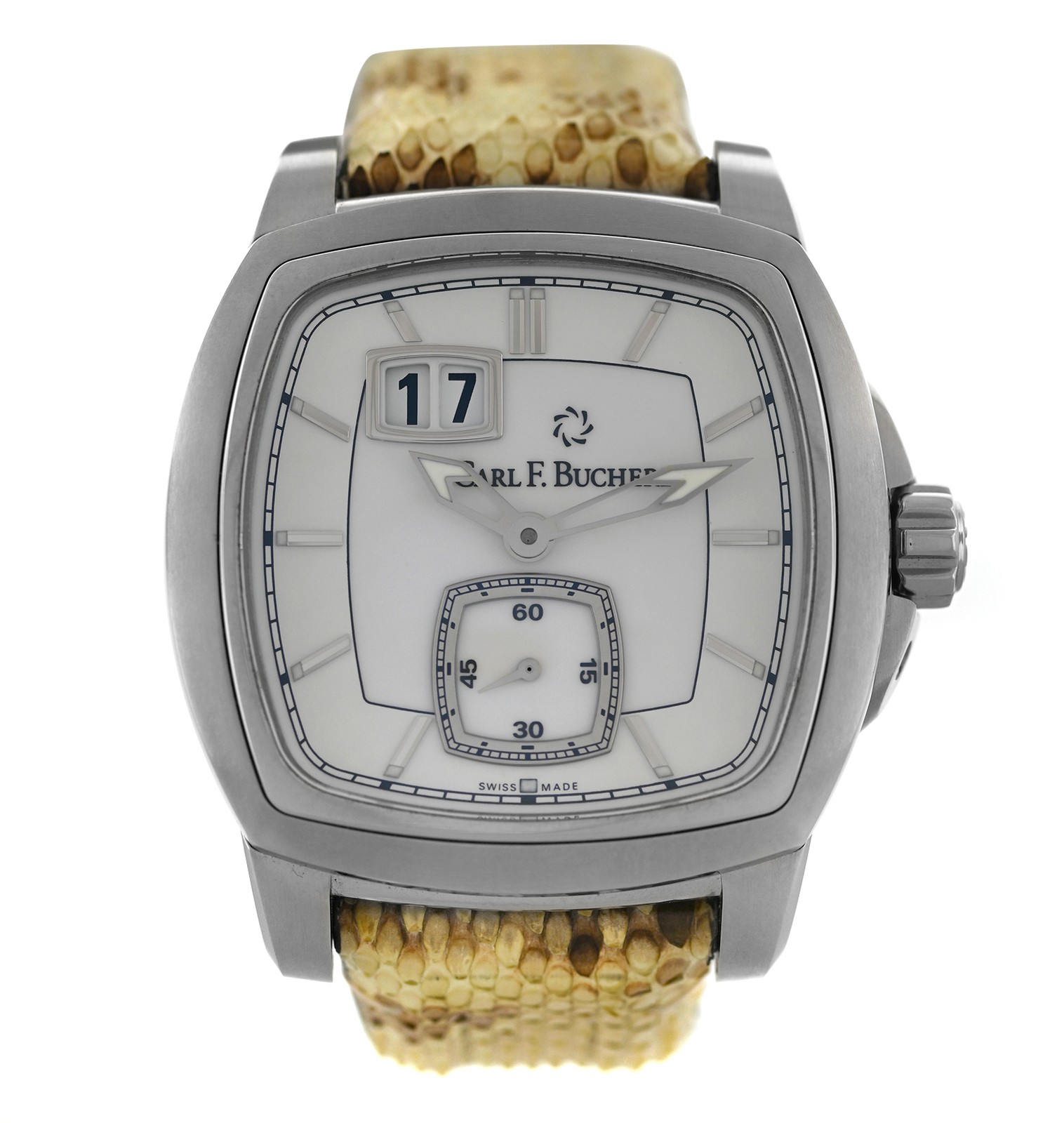 Carl F. Bucherer Patravi Evotec 00.10628.08.23.01 Date Steel 39MM Mens Automatic