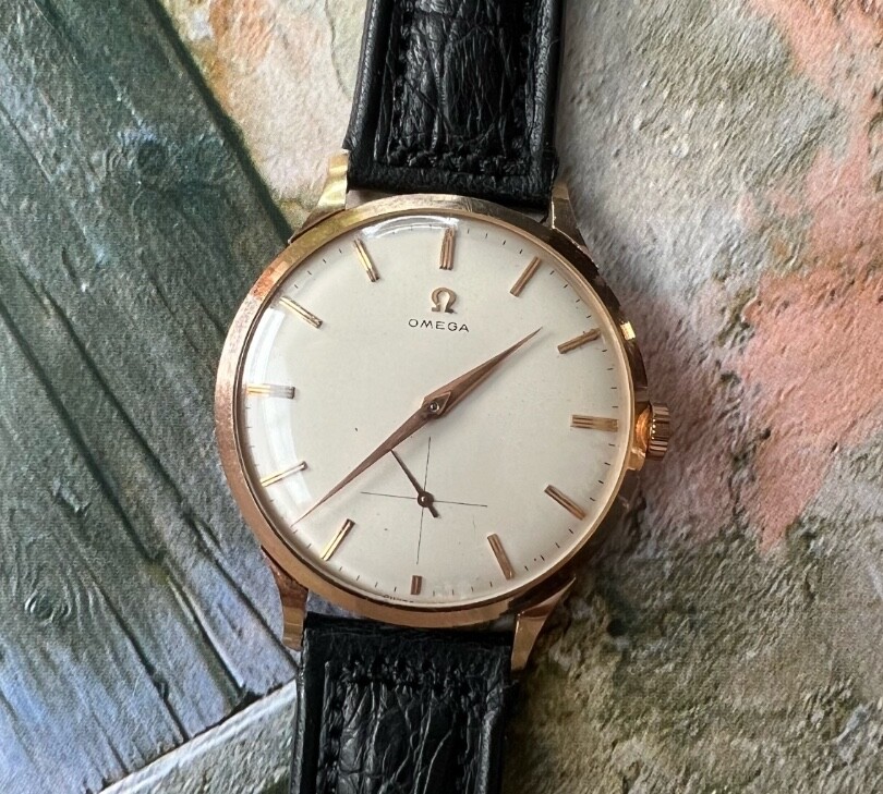 Vintage Omega 18K Solid Rose Gold – Large Case 37mm – Manual Wind Movt. Cal. 267