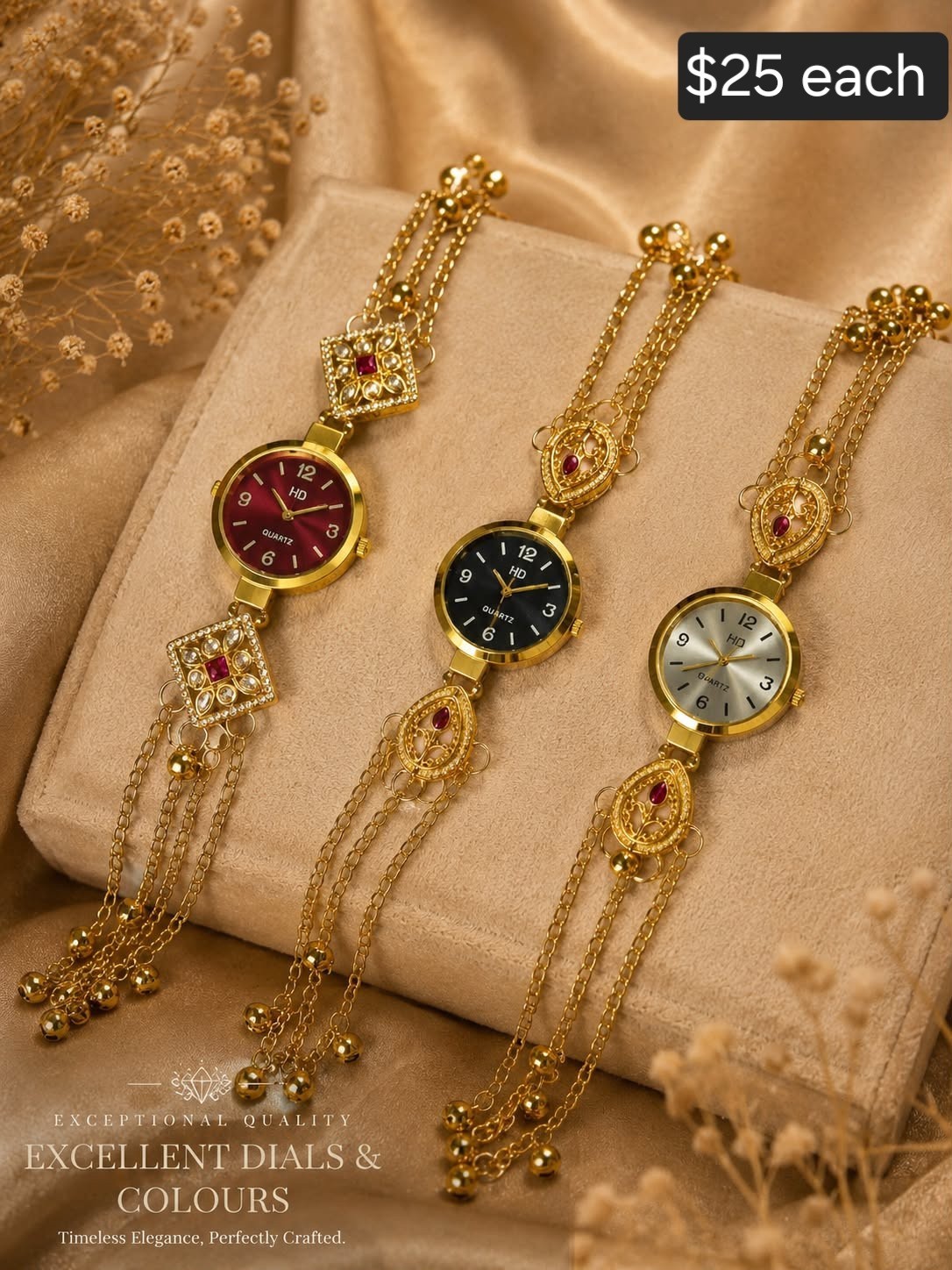 Kashmiri Watches $25 Each