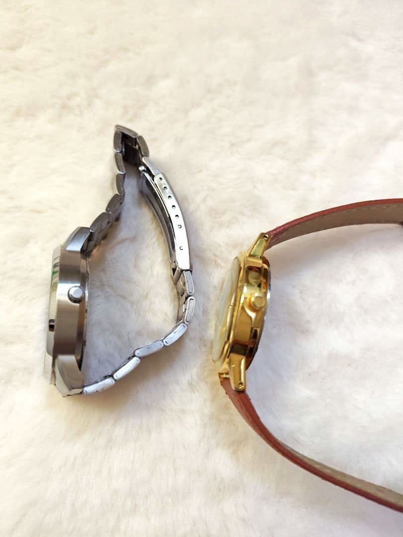 Batteries replaced! Sunflame & Citizen Q&Q Quartz Men’s Watch Set of