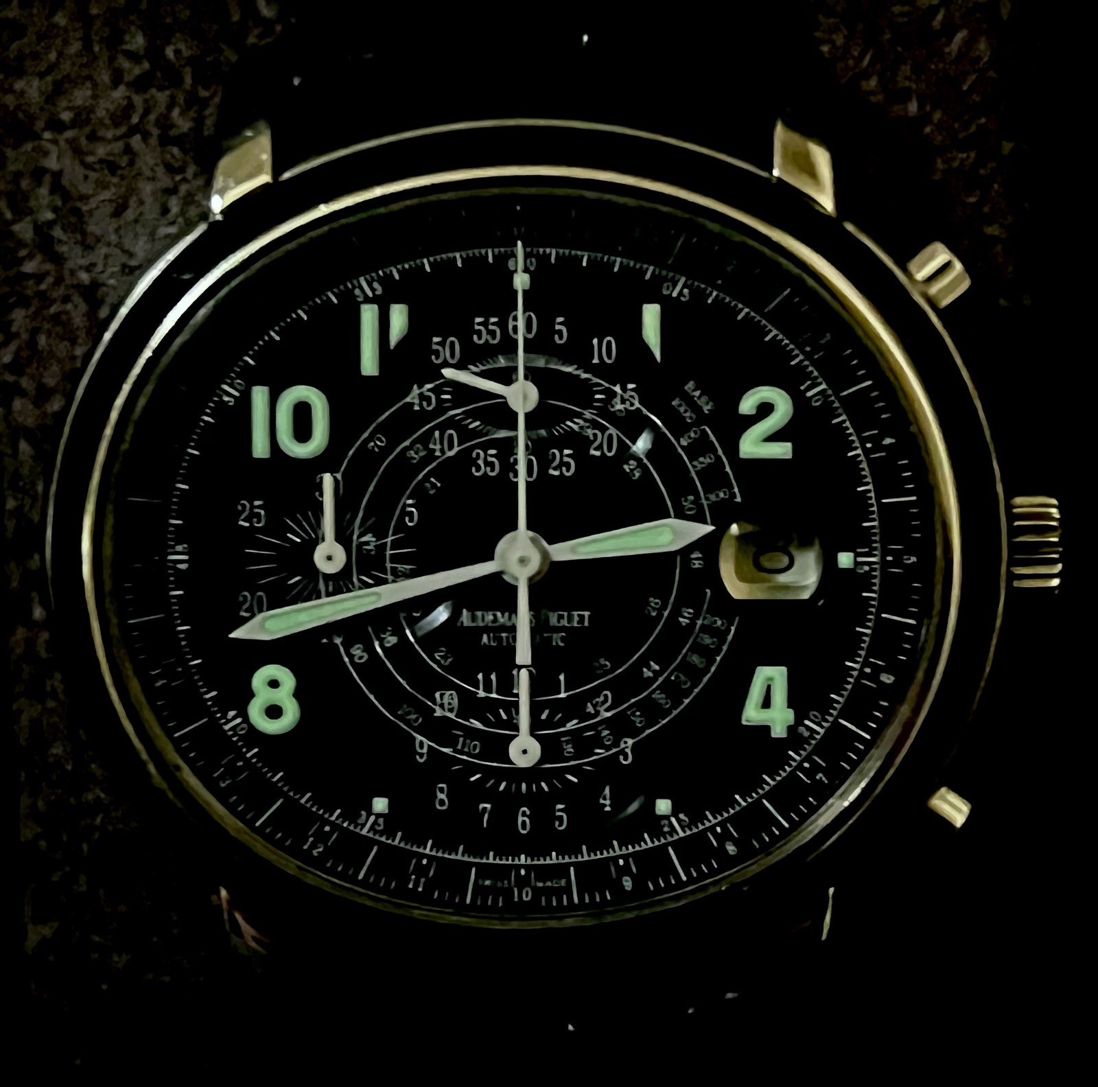 Audemars Piguet Millenary Chronograph 25822ST 41mm Stainless Steel Black Dial