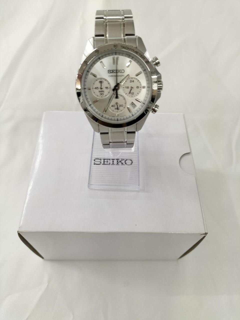 SEIKO Seiko Spirit SBTR009 Black Dial Quartz Mens Watch Auth Japan