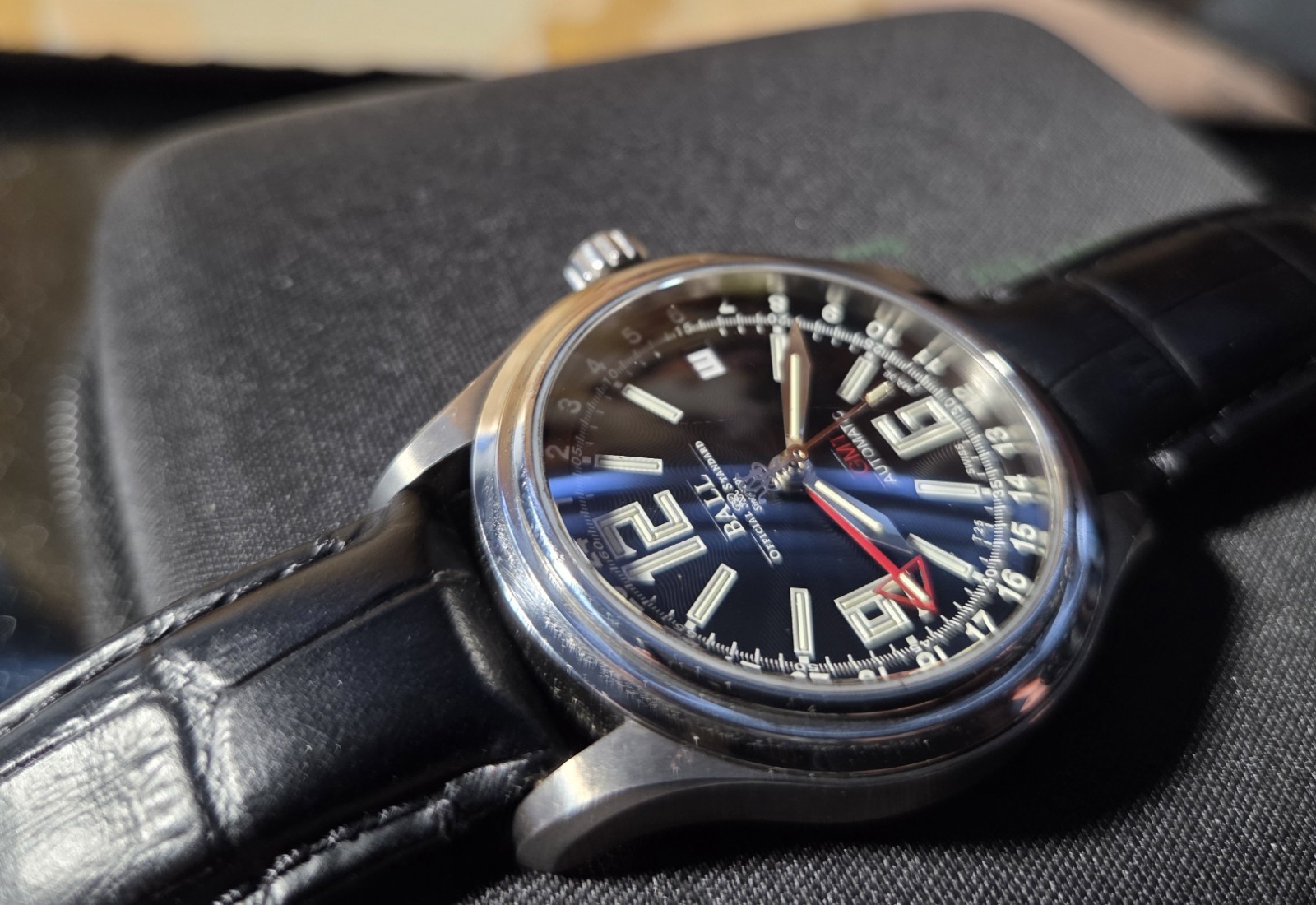 Ball Trainmaster NM1038D Date Black Automatic Men’s Watch