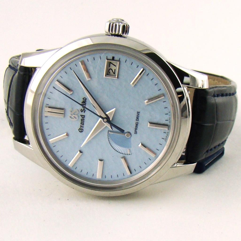 New 2026 Grand Seiko Elegance Spring Drive Skyflake Dial Warranty SBGA407