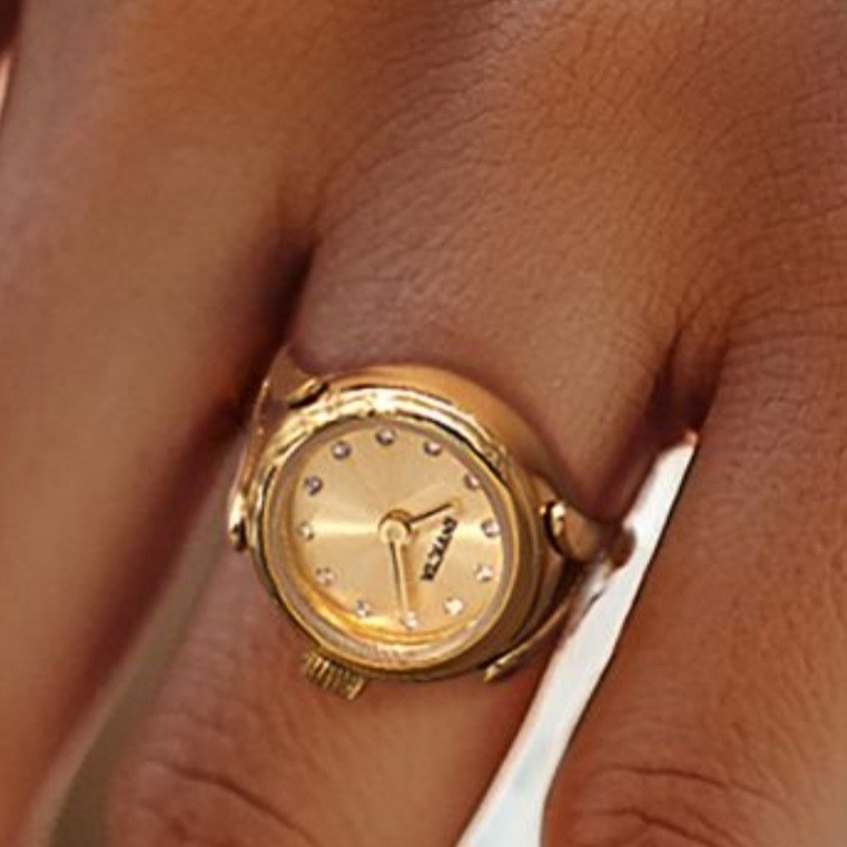 NEW Invicta Angel Women’s Ring Watch – 17.5mm, Gold (44483) #0427