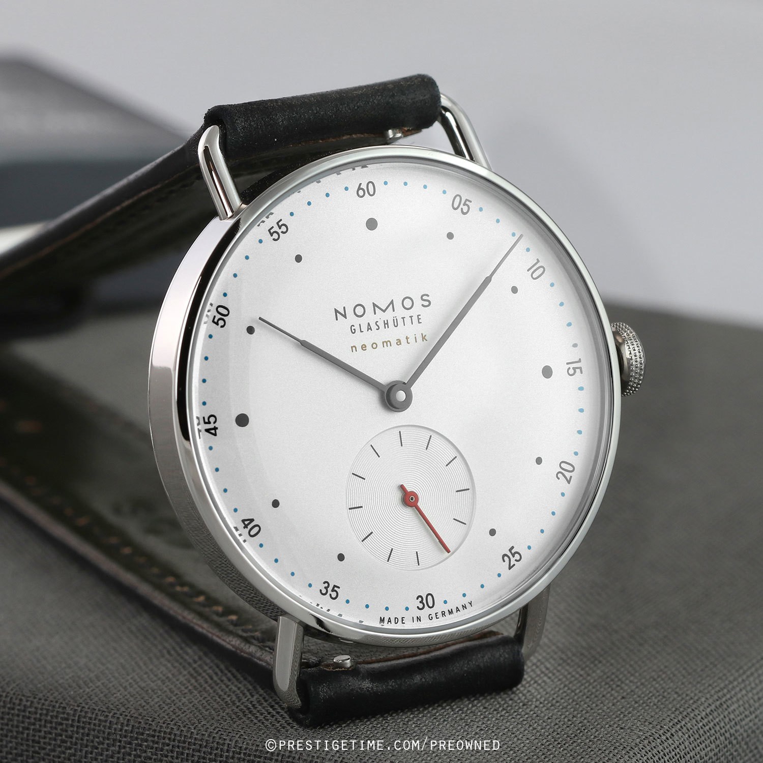 Nomos Glashutte Metro Neomatik 35mm 1106 Factory Warranty