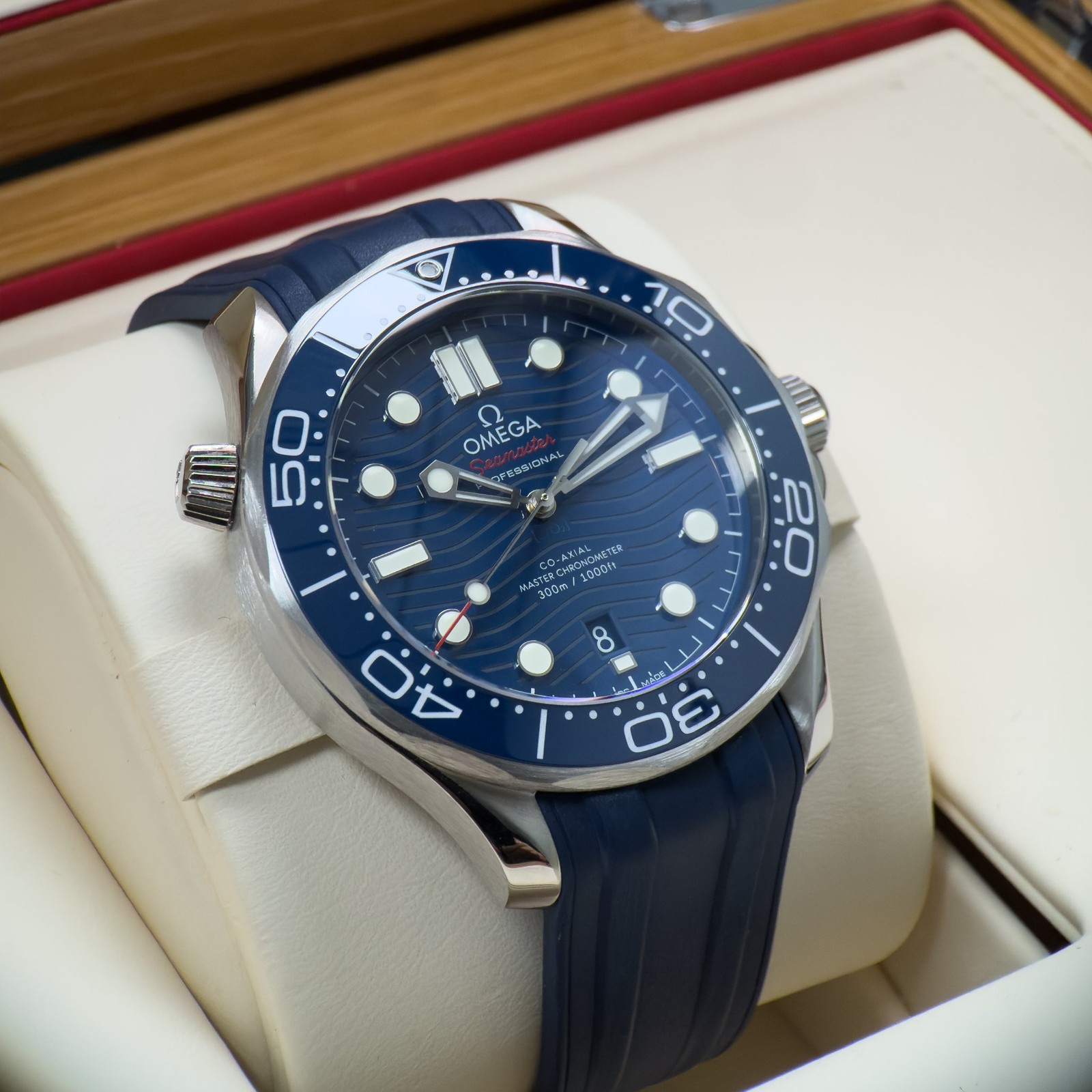 Omega Seamaster Diver 300M 42mm Blue 210.32.42.20.03.001 2021 Full Set B&P