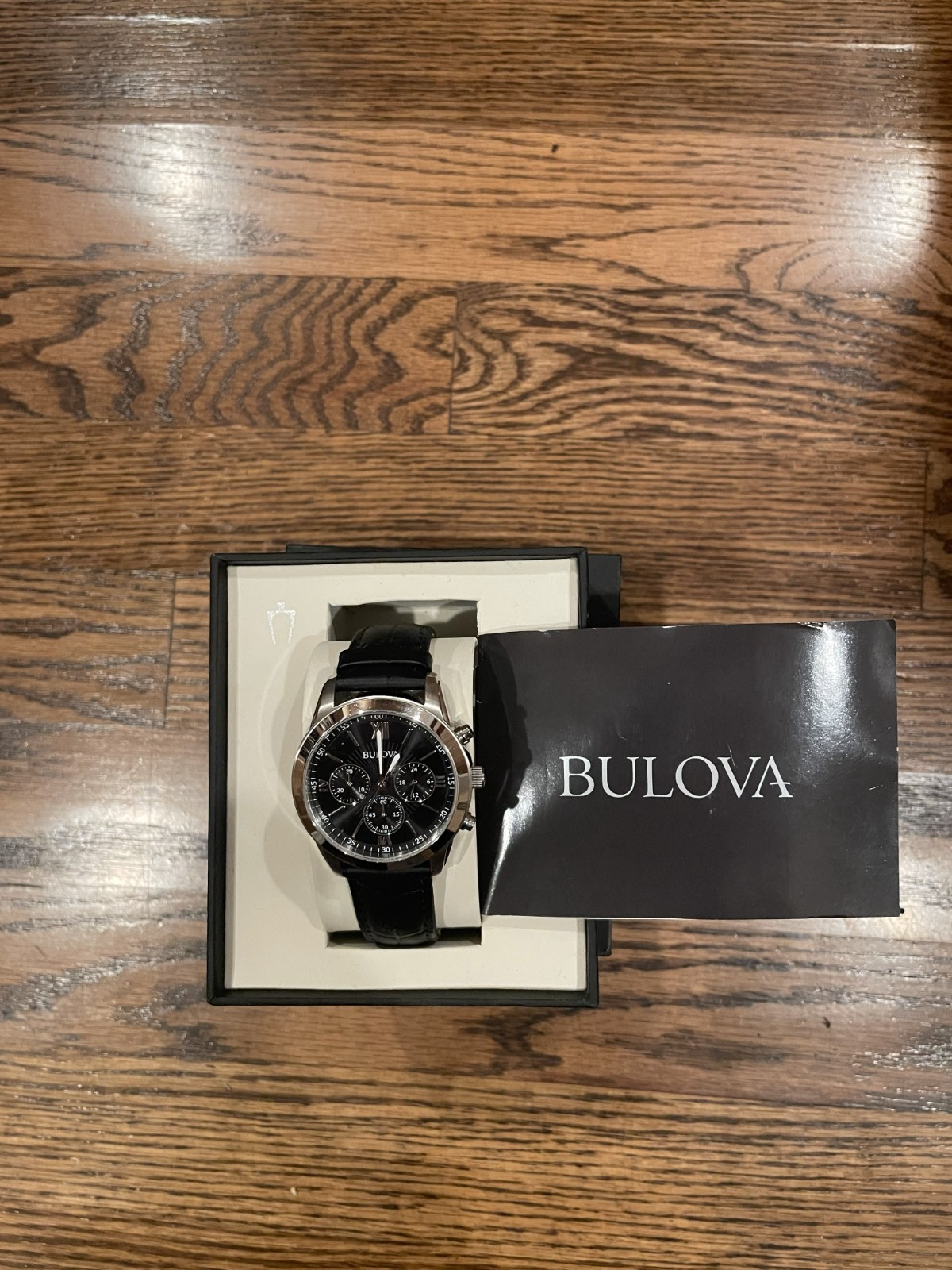 Bulova Wilton Men’s Classic Watch Triple Chronograph Start, Stop and Reset