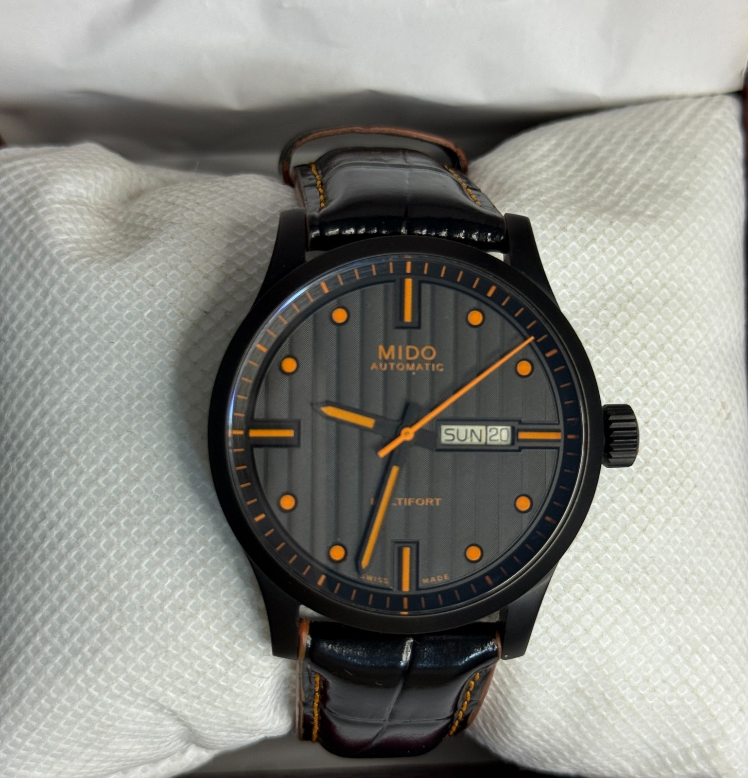 Mido Multifort Automatic Black Dial’ – Customized watch