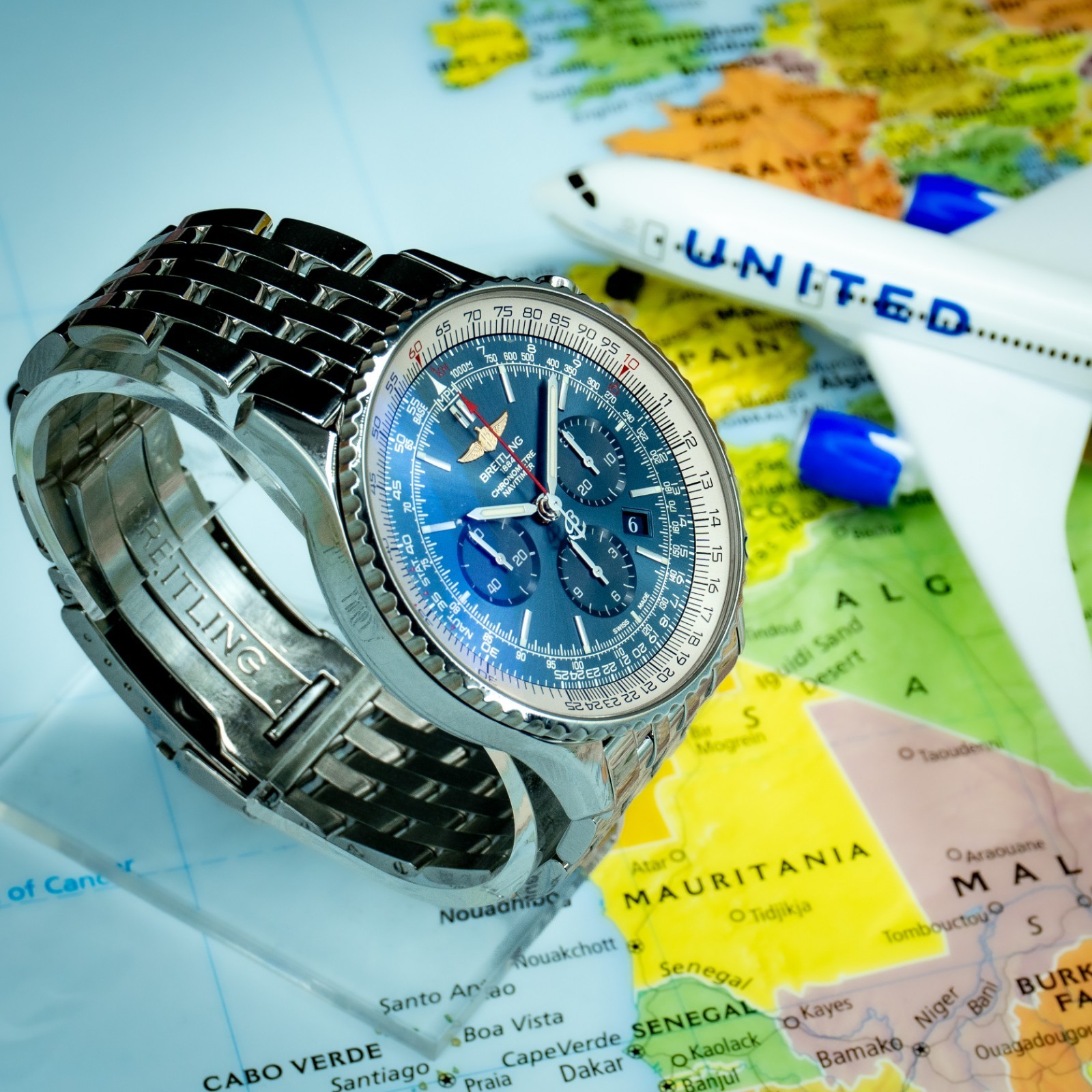 Breitling Navitimer 01 | Ref AB012721/C889 | 46 | Aurora Blue | Steel | Full Set