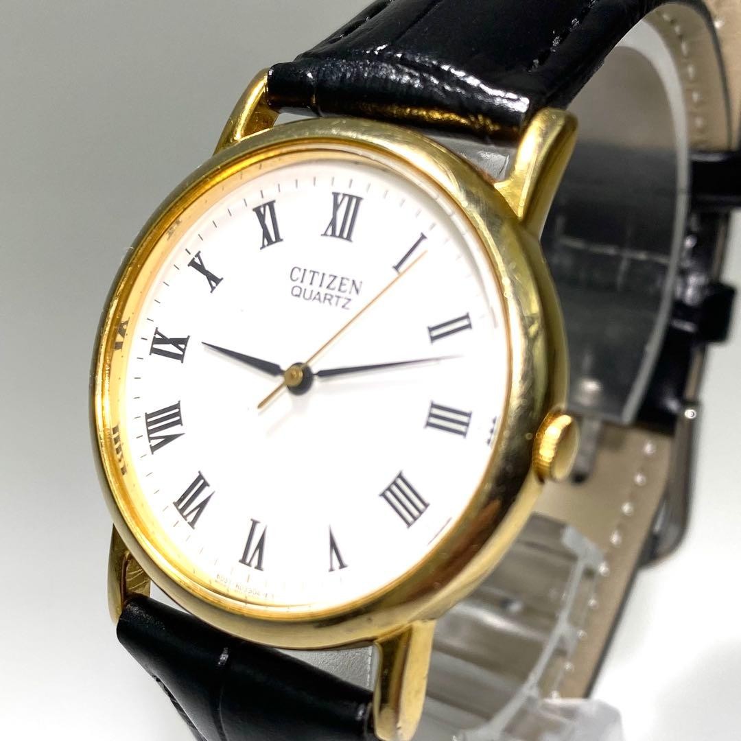 Brand new strap for CITIZEN 6031-R00499, Roman numeral dial, slim wristwatch.