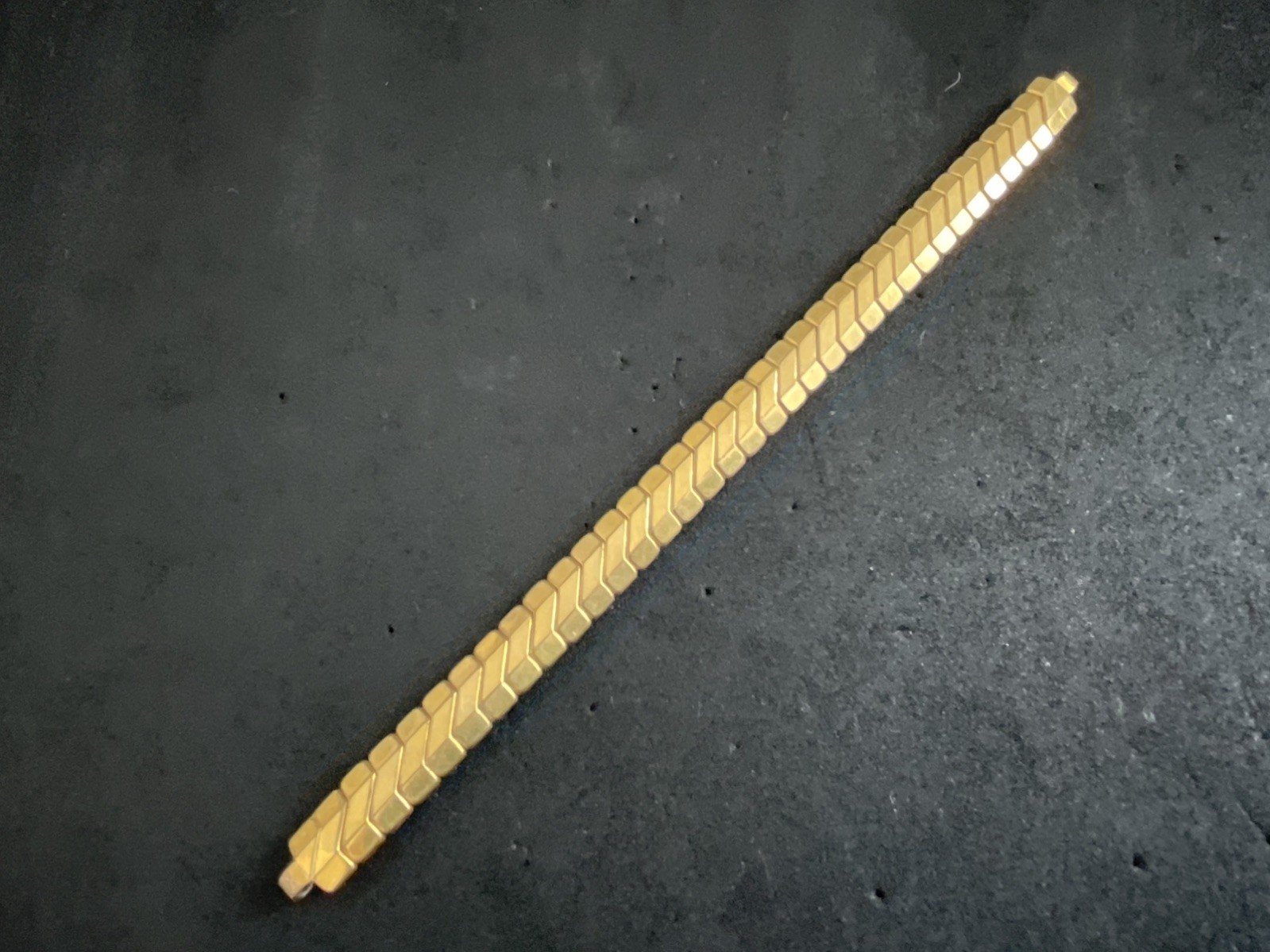 Vintage 1/20th 10ct Rolled Gold Expanding Bracelet 8mm Adjustable Ladies