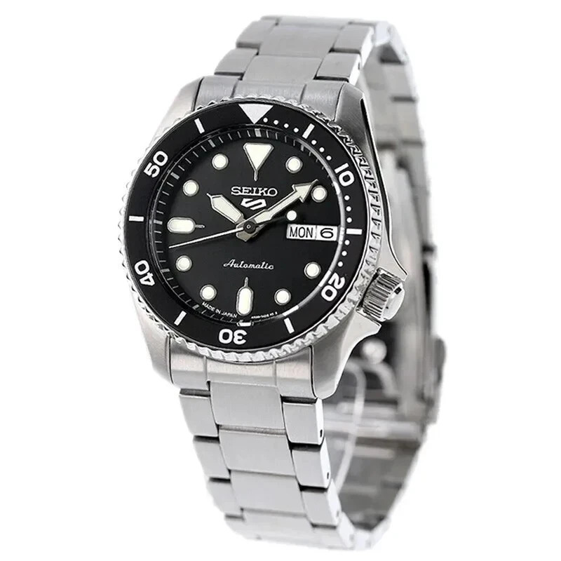 SEIKO SBSA225 Watch 5 Sports SKX Mid-size “Sports Style” Men’s Silver NEW