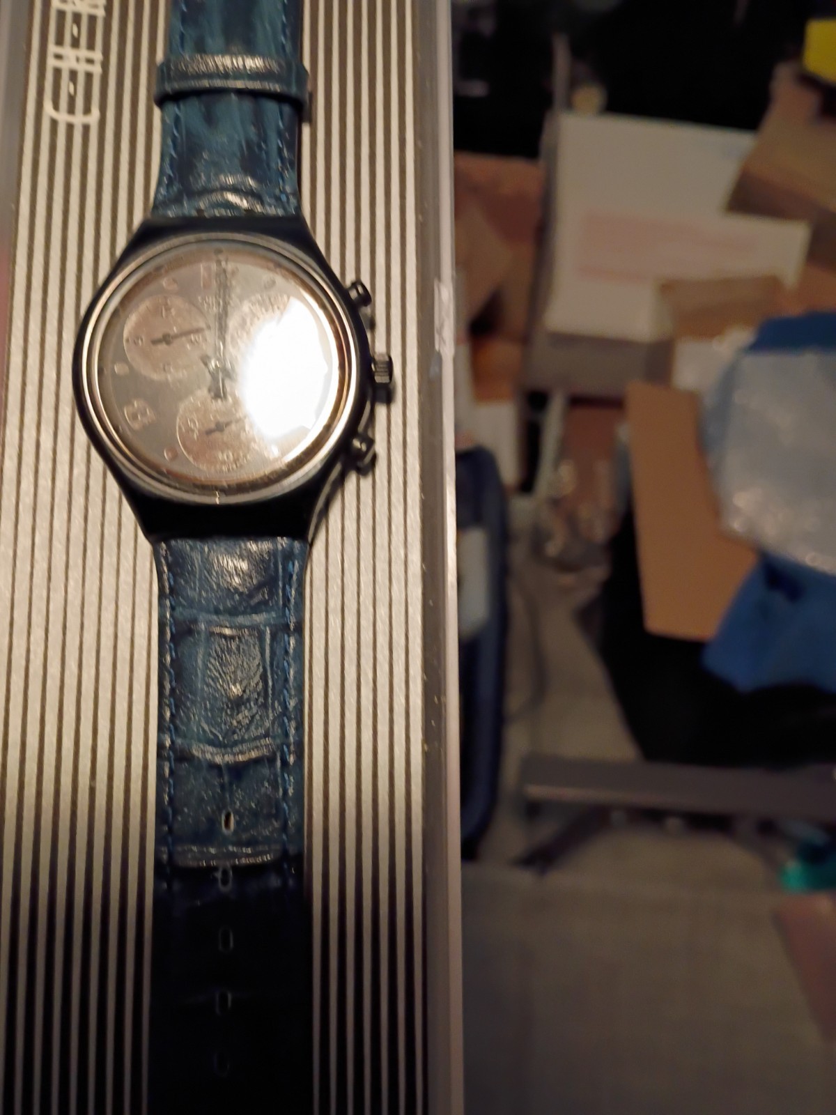 Swatch Moon Shadow SCB110 Chrono.Nuovo – Vintage Raro Collezione 1993