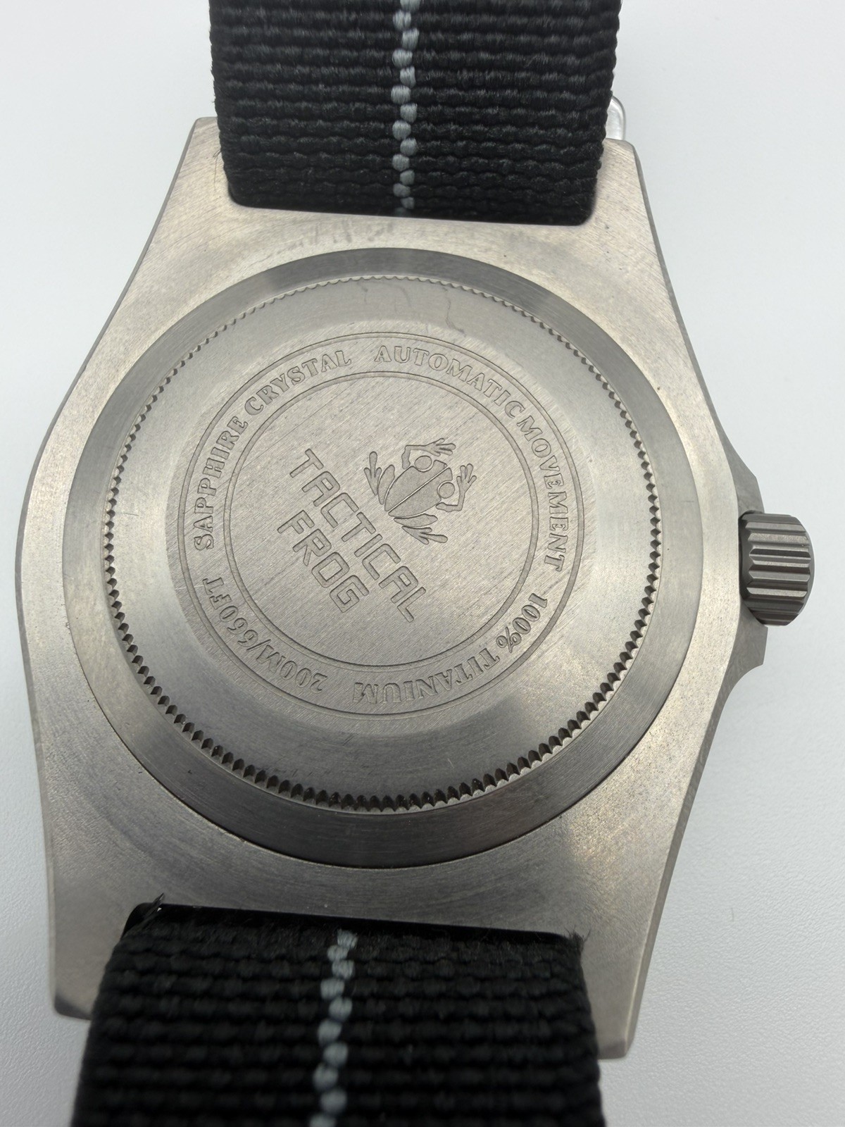 Tactical Frog Titanium NH35A Mechanical Watch Green Bezel Green Dial Fixed Lugs