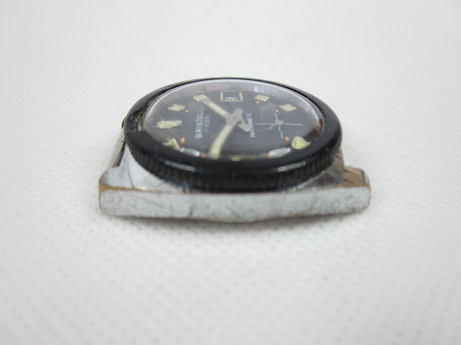 VINTAGE BRISTOL DIVER SUB MECHANICAL MANUAL MENS WRISTWATCH 32MM