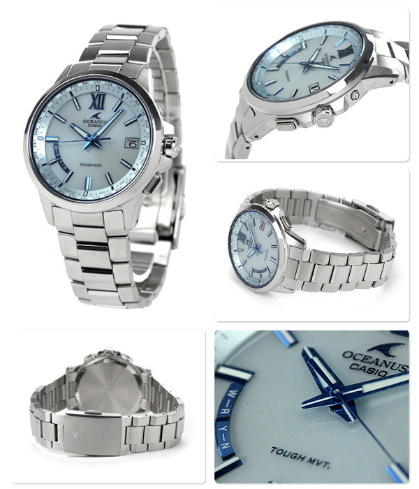 Casio Oceanus OCW-T150-2AJF Light Blue Dial Titanium Radio Solar Men’s Watch