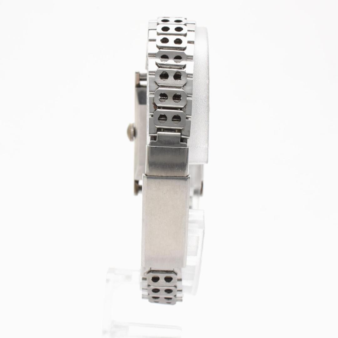Working condition SEIKO Chorus manual winding date ladies square watch