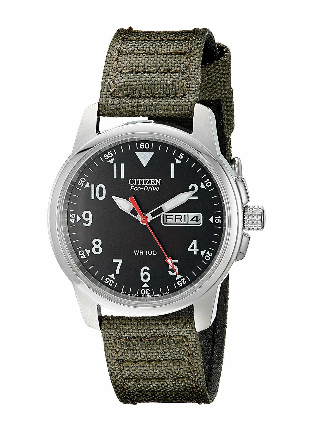 Eco-Drive Stainless Steel Watch with Day/Date display BM8180-03E Citizen F/S.