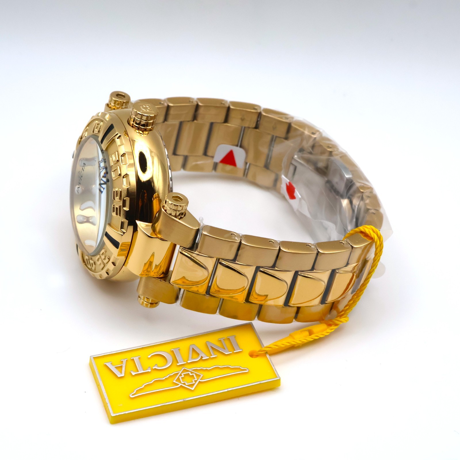 Invicta Subaqua Nebula Automatic Watch with Skeleton Dial — 47mm Gold (49506)