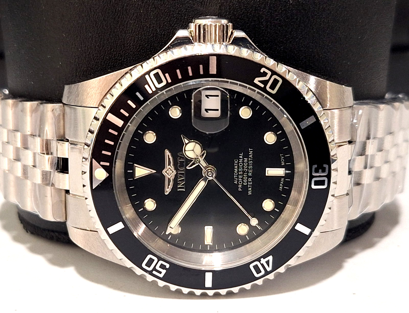 Invicta Pro Diver 40mm Explore Sub GMT Black Dial Date Jubilee NH35A Auto CLEAN