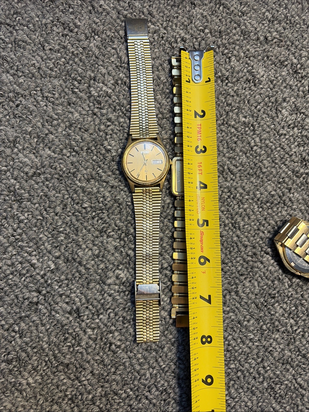 Seiko Automatic Wristwatch Stainless Steel 17 Jewels Day/Date Vintage 2 Others