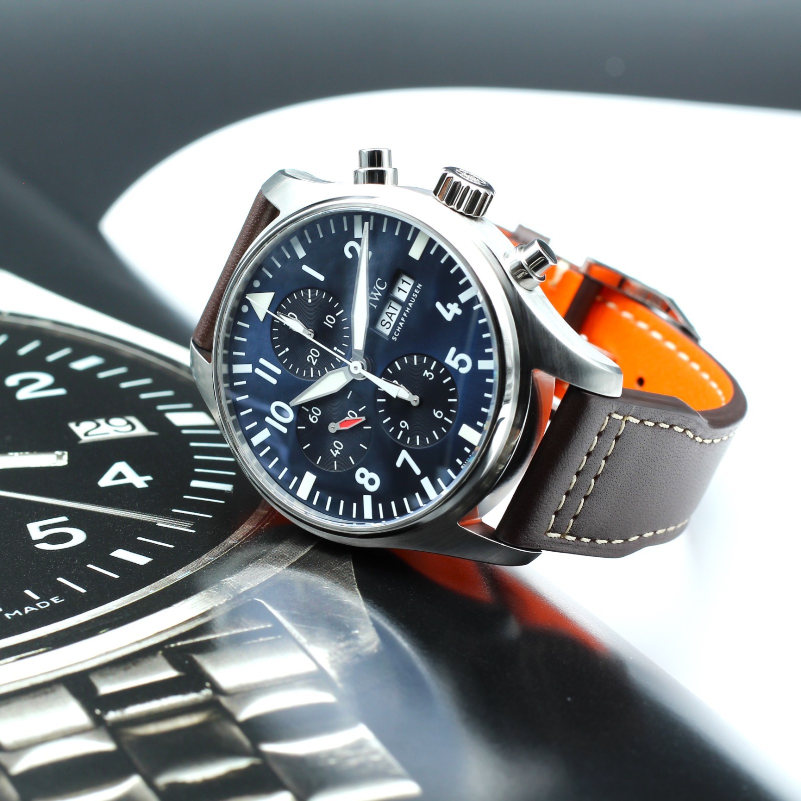 IWC Pilot’s Chronograph Le Petit Prince IW377714 Blue Dial