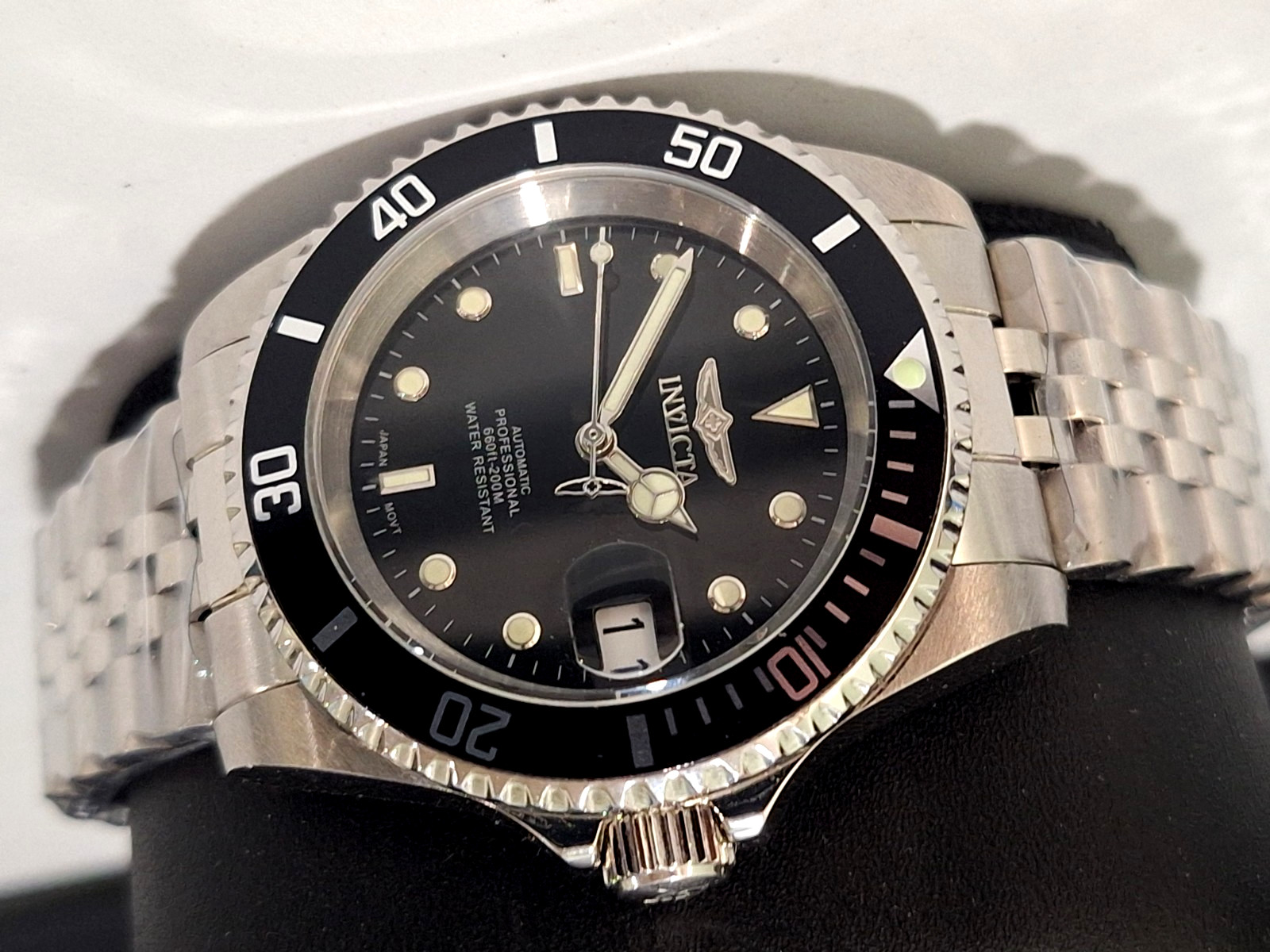Invicta Pro Diver 40mm Explore Sub GMT Black Dial Date Jubilee NH35A Auto CLEAN