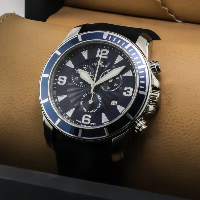 Optima – Swiss Chronograph – OSC422-SX-9 Chronograph Swiss Quartz 45 mm OSC422