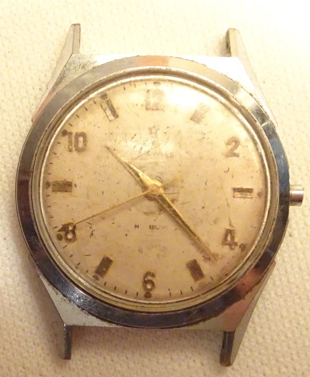 Shriro Wristwatch 17J Vintage Mens Parts or Repair France