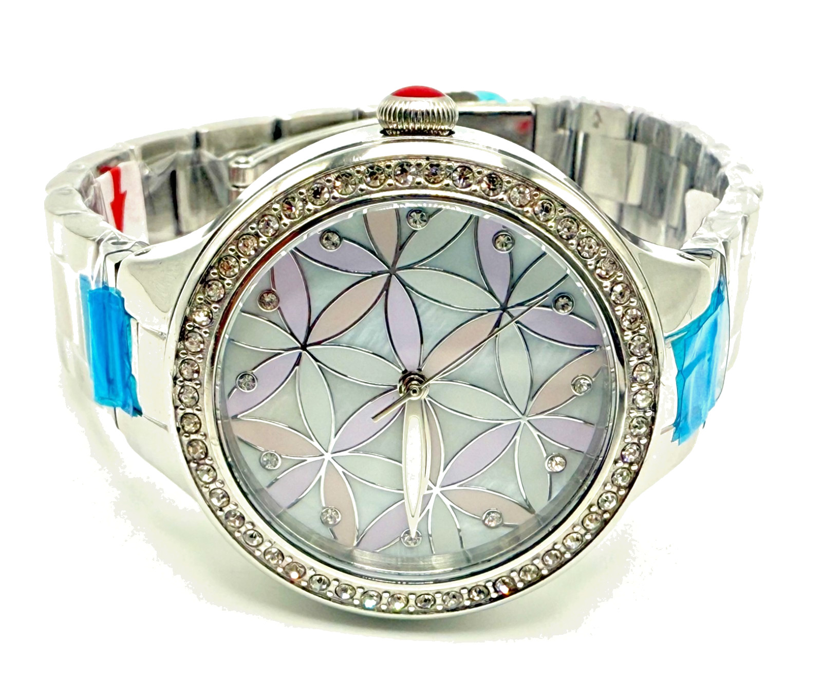 INVICTA PRE OWNED WATCH WILDFLOWER 28823 34mm PC21J QUARTZ NO BOX