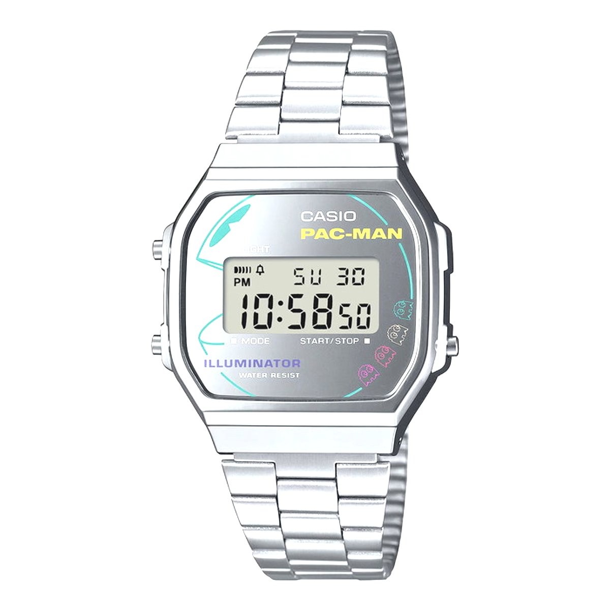 Casio A168wepc-7a A168 Watch Pac-man Digital Steel Limited New G-shock Vintage