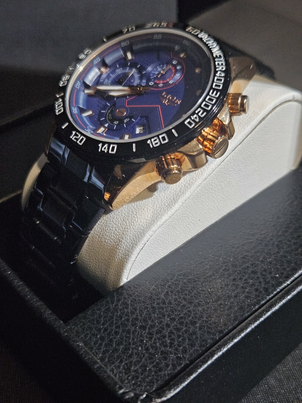 Lige Men’s Chronograph W/Date-New Without Box Or Papers