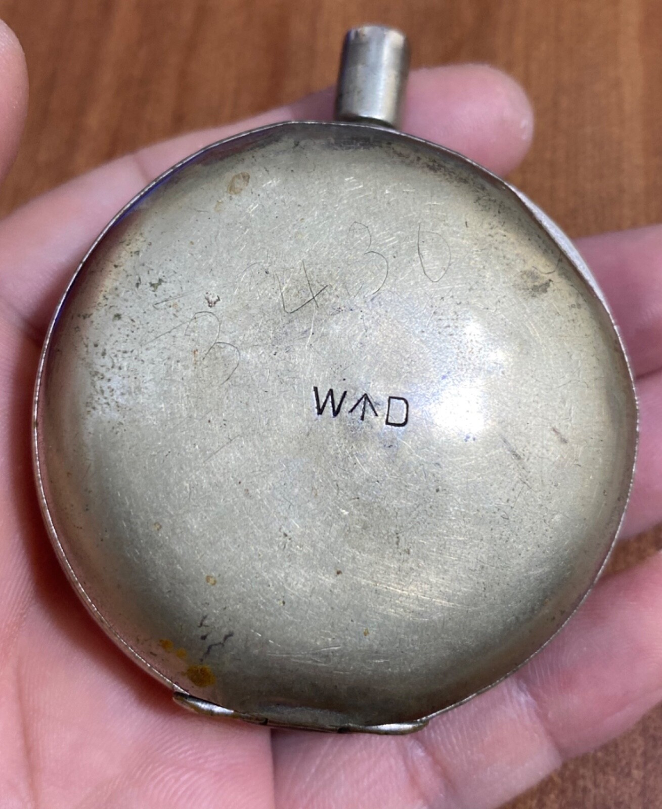 vintage Pocket Watch Case Only Probly Issued RAF for Part Repair / Project