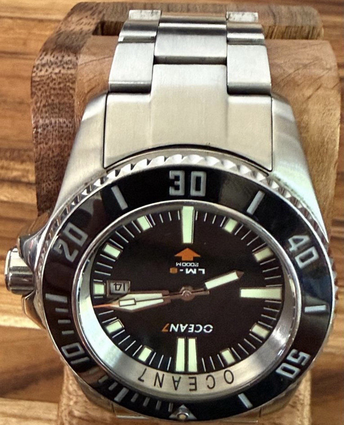 OCEAN7 Model LM-8 Automatic 2000m Diver Swiss 45mm Men’s Watch