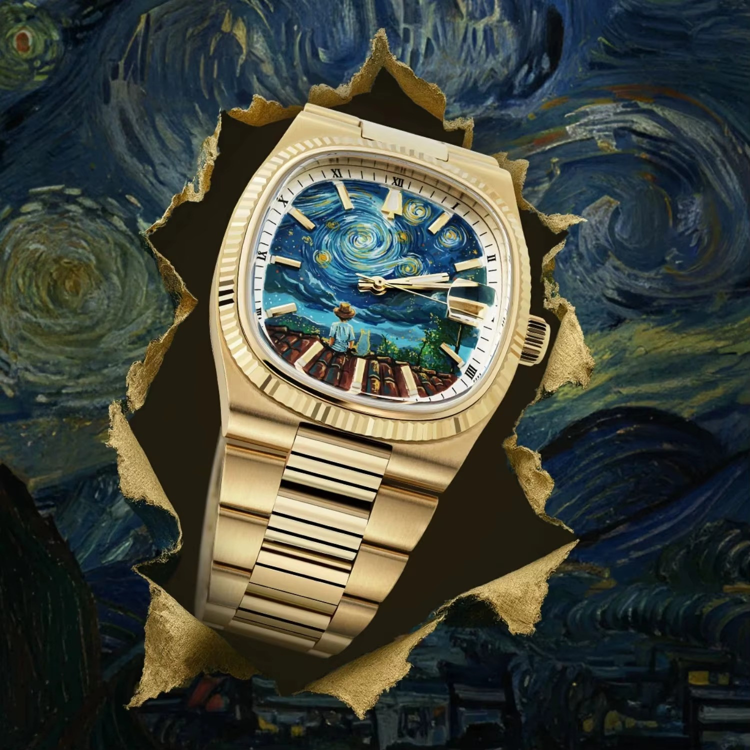 CILOA Men Retro Automatic Movement Steeldive Stainless Steel Waterproof Luxury