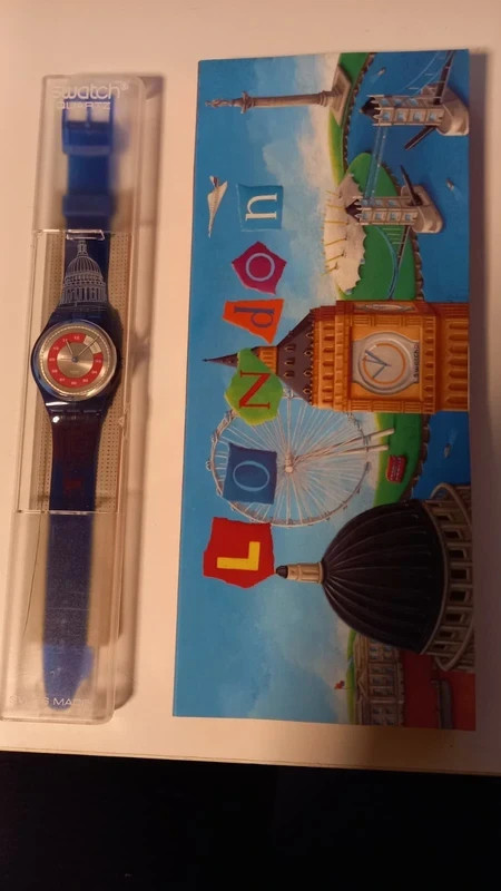 Swatch Vintage “Sightseeing Tour London” GN190PACK (Year 2000) – Limited Edition