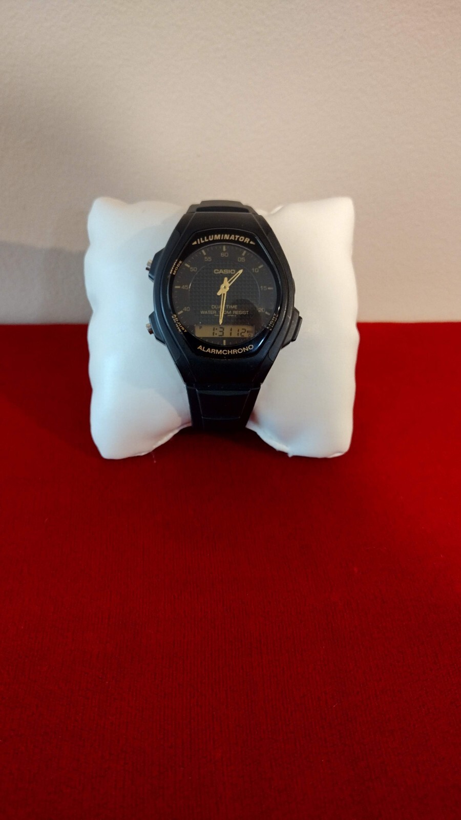 VTG. Casio AQ-140W-1 Men’s Analog & Digital Illuminator Alarm Watch. New Battery