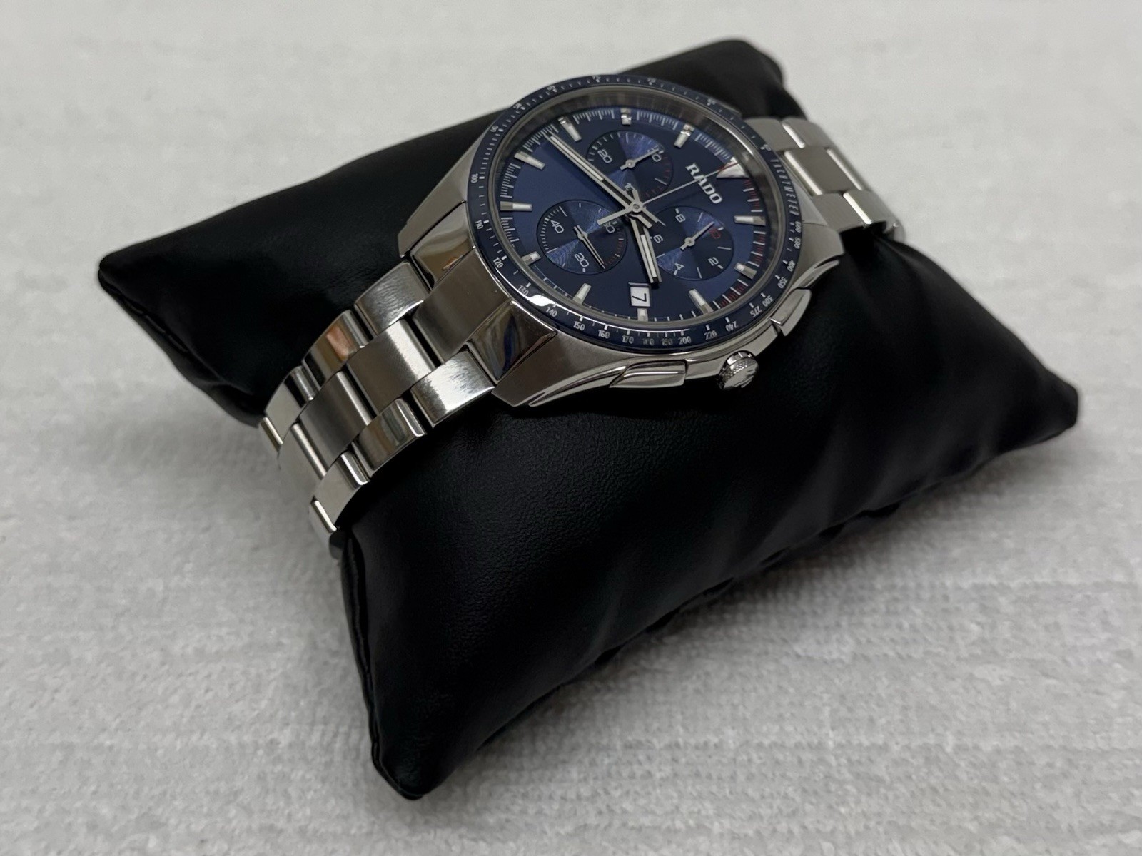 Rado Hyperchrome Quartz Chronograph Blue Dial Stainless Men’s Watch R32259203