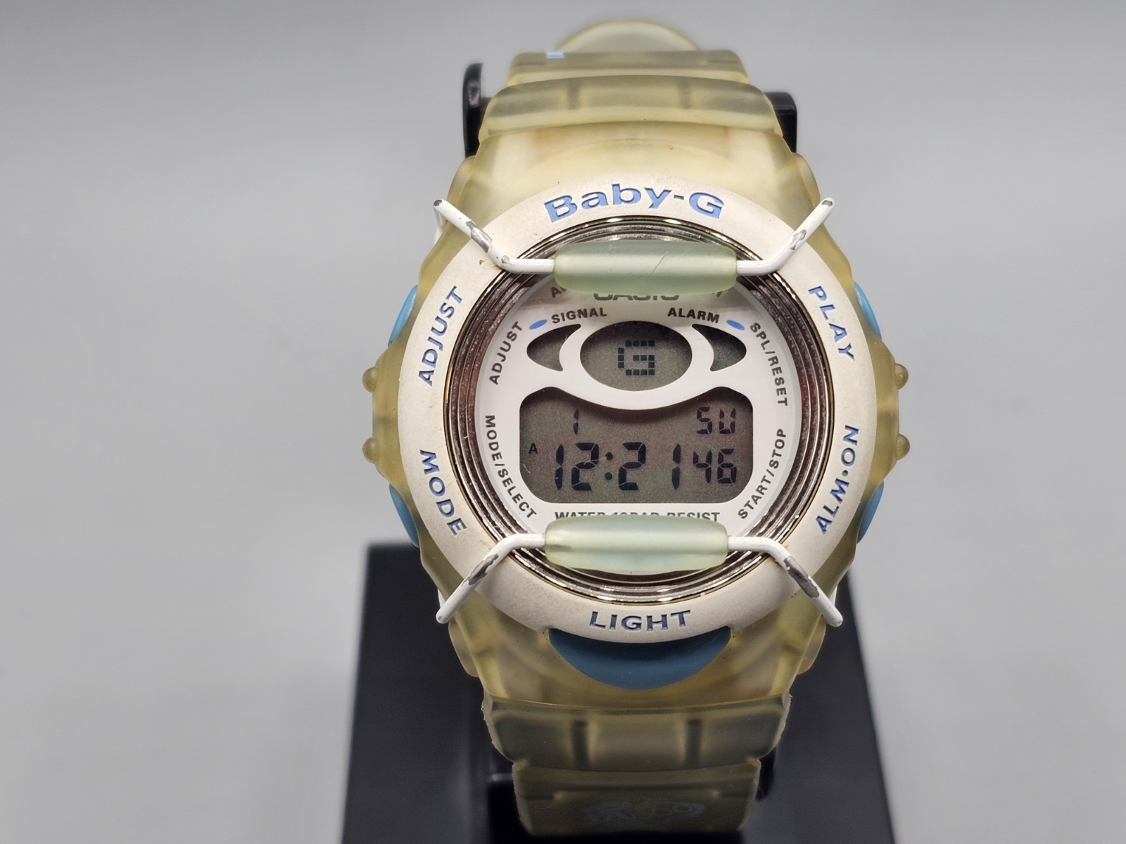 Vintage Casio Baby-G BGM-100 G’Mix Ladies 41mm Yellow & White Jelly Watch