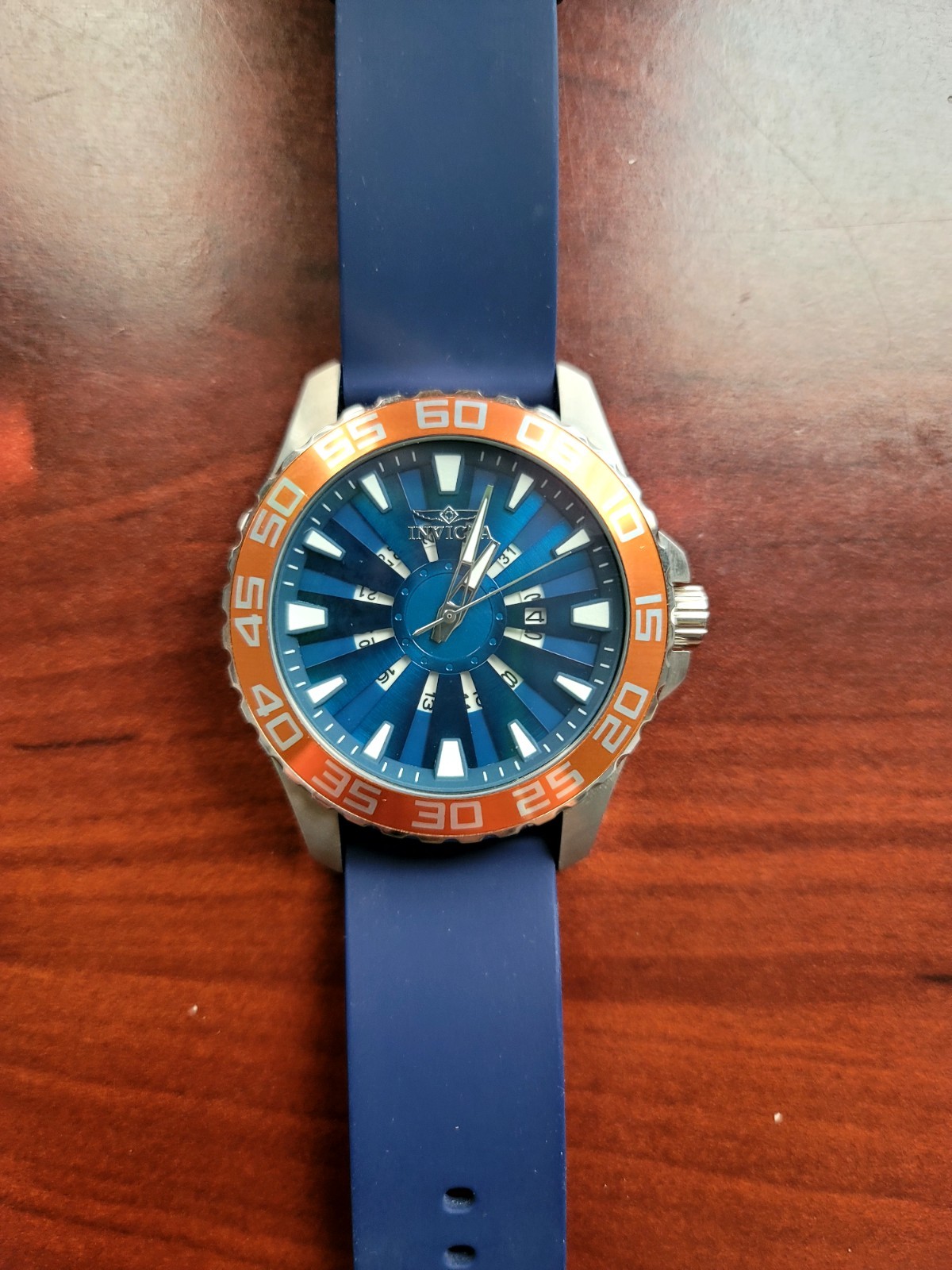 Invicata Pro Diver With Trinite Blue Dial