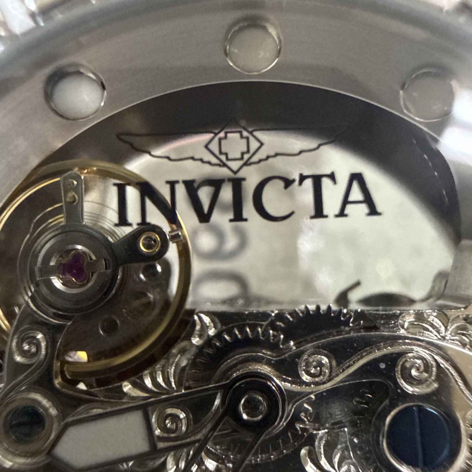Invictas 47mm Automatic Silver “Subaqua” On SS Band Mens Big Boy Watch #49499