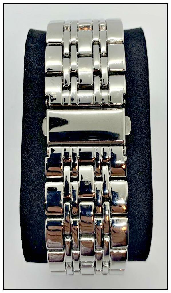 Men’s CLASSY ELEGANT DIVER Round Silver LUXURY Designer Fashion WRIST WATCH 47mm