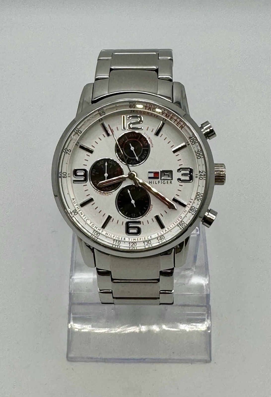 Tommy Hilfiger Chronograph White Dial TH2111141100 Men’s Analog Wrist Watch