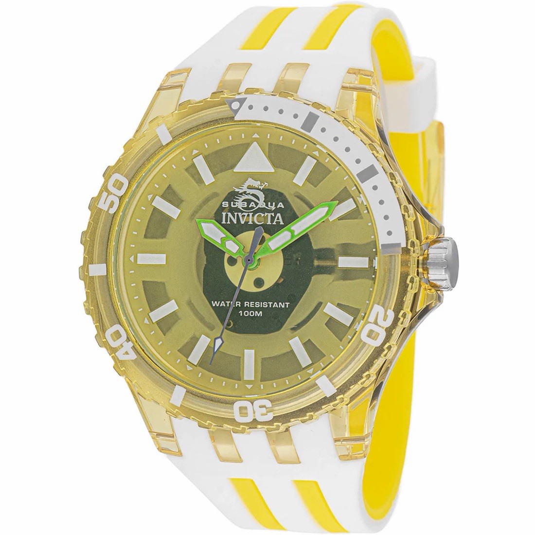 Invicta Subaqua Chromamode Men’s Watch – 44mm Yellow 69451 New
