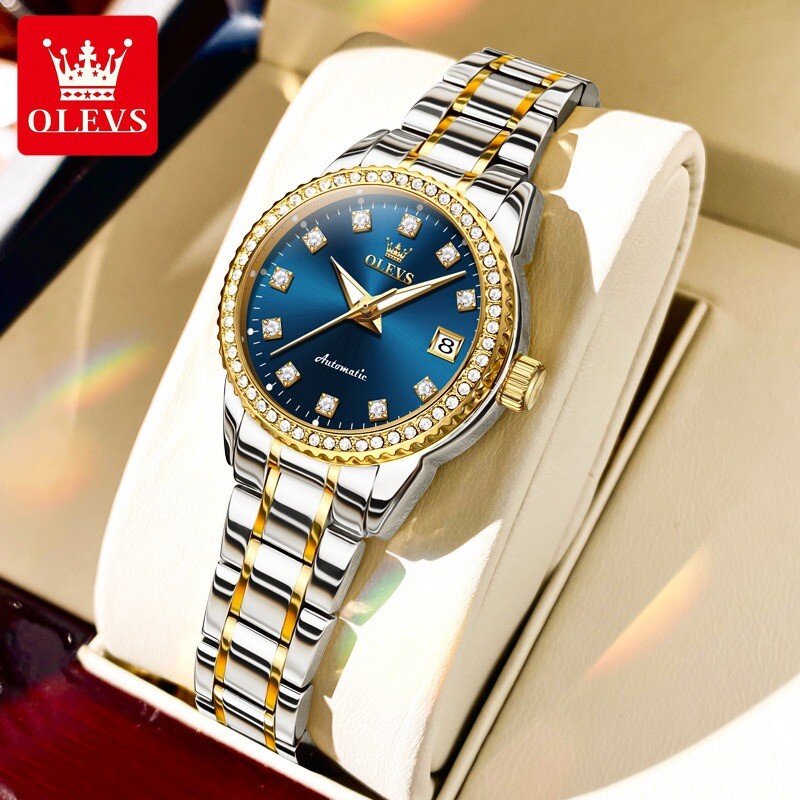OLEVS Women’s Automatic Mechanical Luminous Waterproof Watch for Ladies