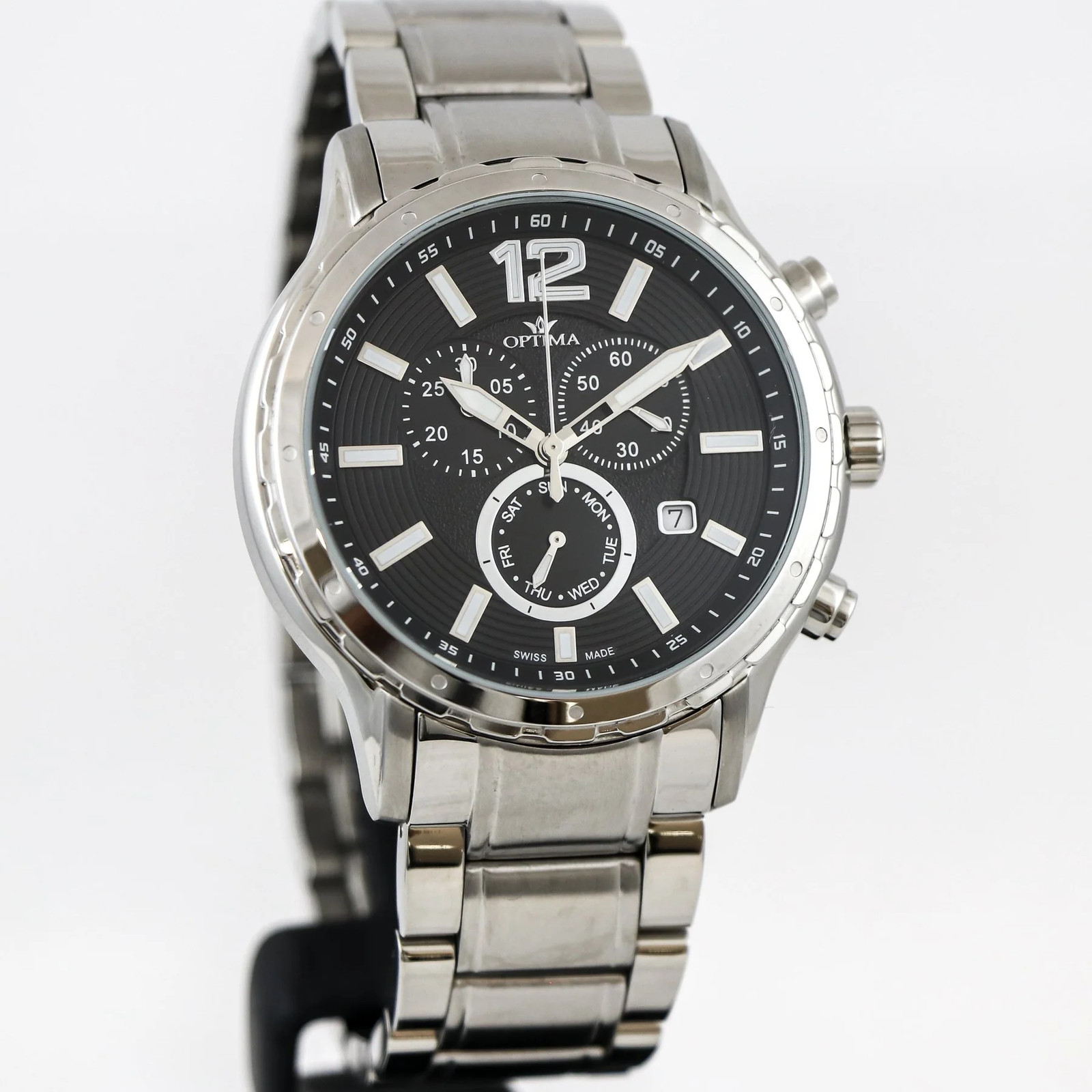 Optima – Swiss Chronograph – OSC362-SS-3 Swiss Ronda 44.5 mm OSC362 50 m (5