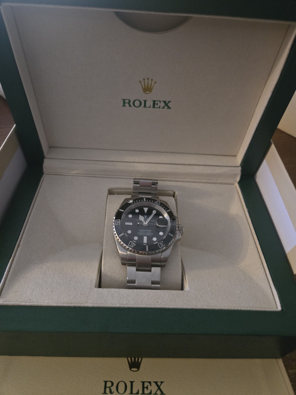Rolex Submariner Date 40mm Black Dial Stainless Steel Bracelet w/ Box