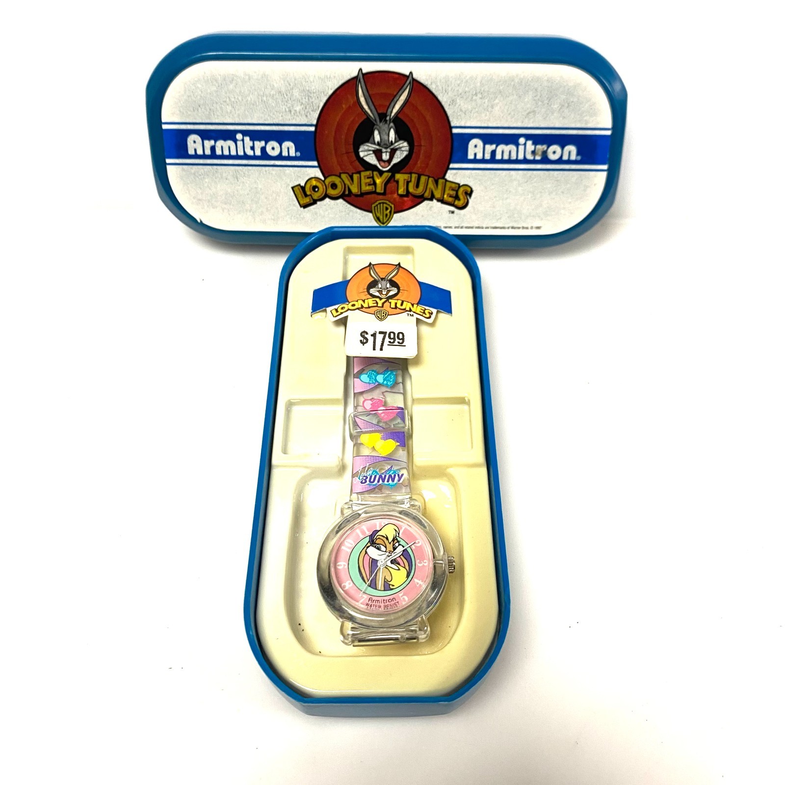 v846 Vintage Armitron Quartz Wrist Watch Features Lola Bunny water-resistant
